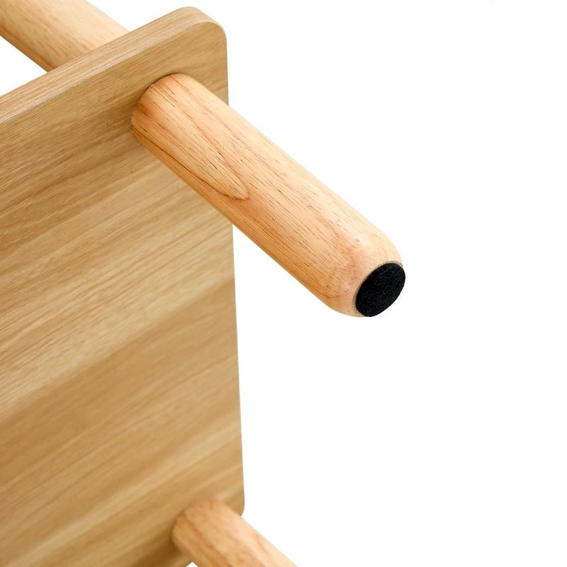 Table basse rectangulaire à 2 niveaux avec étagère de rangement ouverte