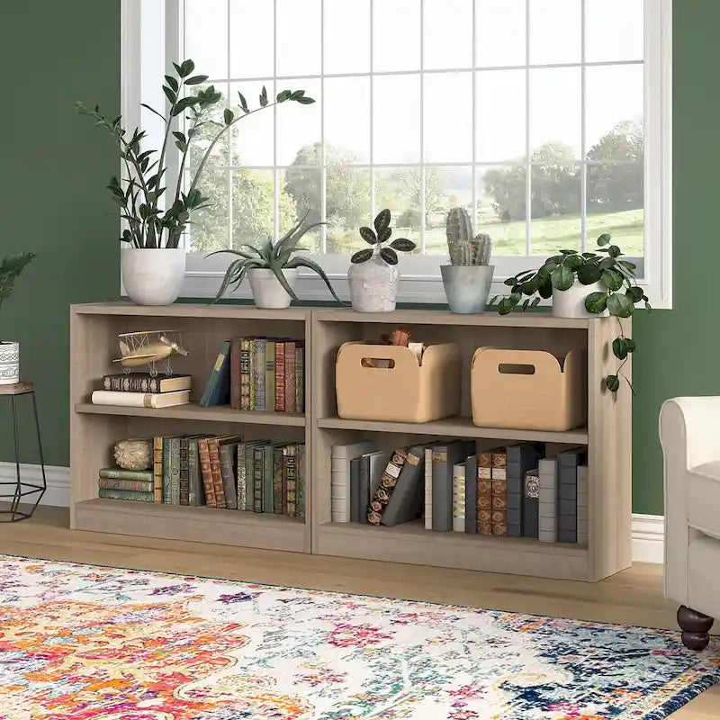 Étagère à 2 tablettes avec tablette réglable
