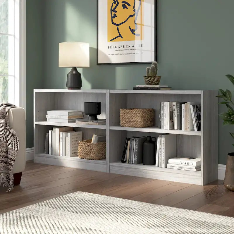 Étagère à 2 tablettes avec tablette réglable