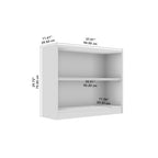 Étagère à 2 tablettes avec tablette réglable
