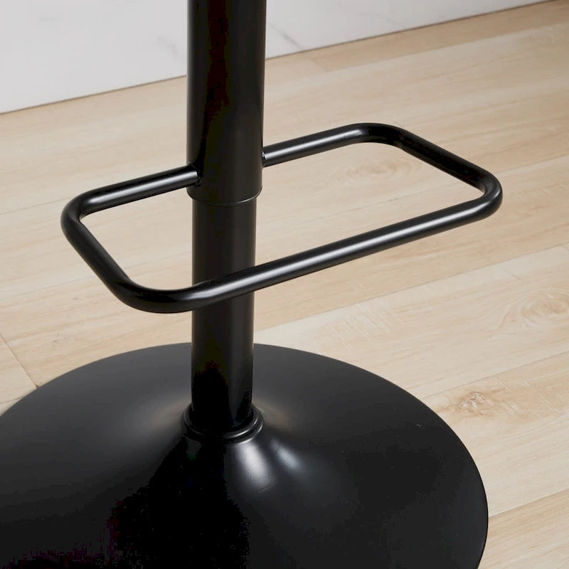 Tabourets de bar pivotants (lot de 2) avec assise rembourrée et hauteur réglable