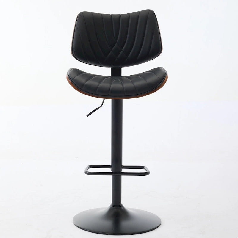 Tabourets de bar pivotants (lot de 2) avec assise rembourrée et hauteur réglable