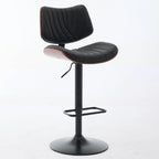 Tabourets de bar pivotants (lot de 2) avec assise rembourrée et hauteur réglable