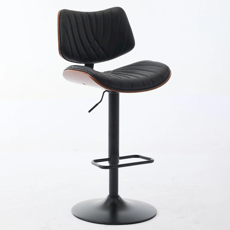 Tabourets de bar pivotants (lot de 2) avec assise rembourrée et hauteur réglable