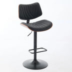 Tabourets de bar pivotants (lot de 2) avec assise rembourrée et hauteur réglable