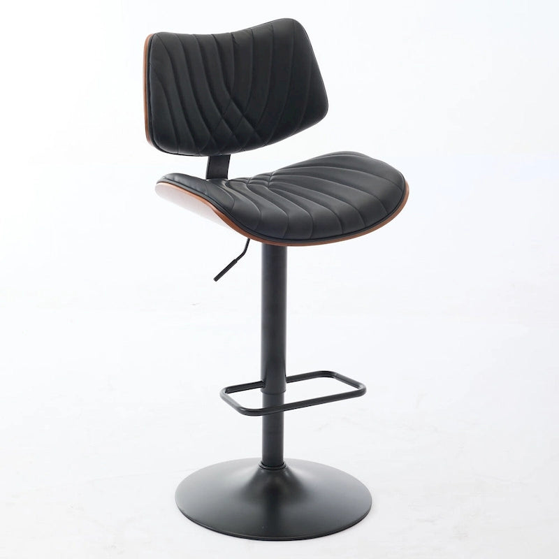 Tabourets de bar pivotants (lot de 2) avec assise rembourrée et hauteur réglable