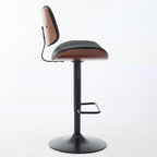 Tabourets de bar pivotants (lot de 2) avec assise rembourrée et hauteur réglable