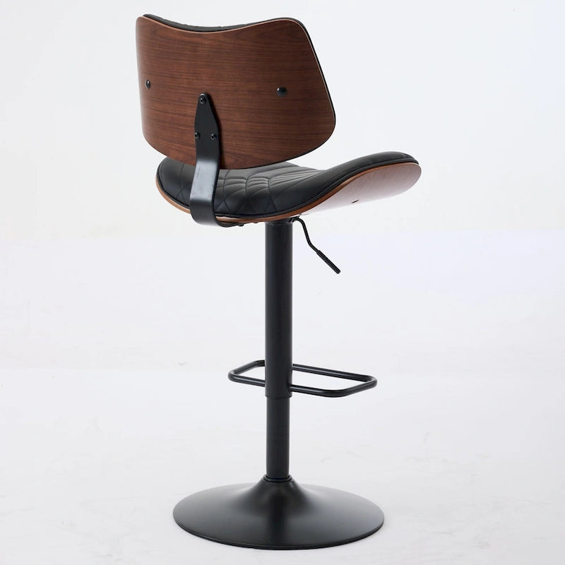 Tabourets de bar pivotants (lot de 2) avec assise rembourrée et hauteur réglable