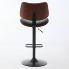 Tabourets de bar pivotants (lot de 2) avec assise rembourrée et hauteur réglable