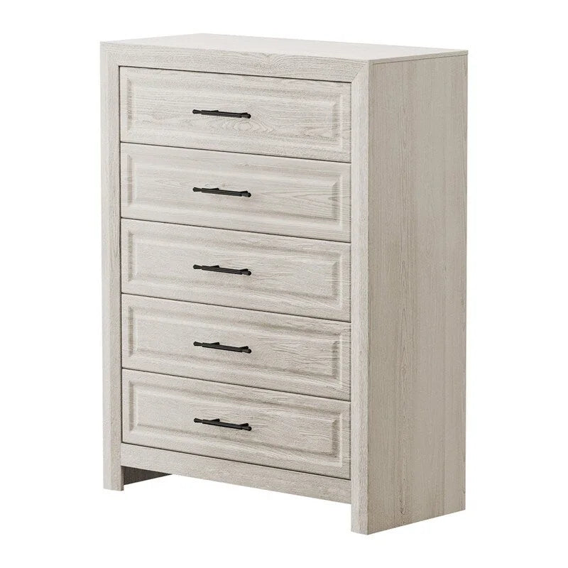 Commode à 5 tiroirs au fini boisé