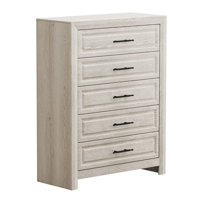 Commode à 5 tiroirs au fini boisé