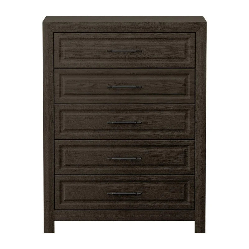 Commode à 5 tiroirs au fini boisé