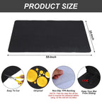 Tapis de protection pour chaise de bureau – sols durs – 140 x 89 cm