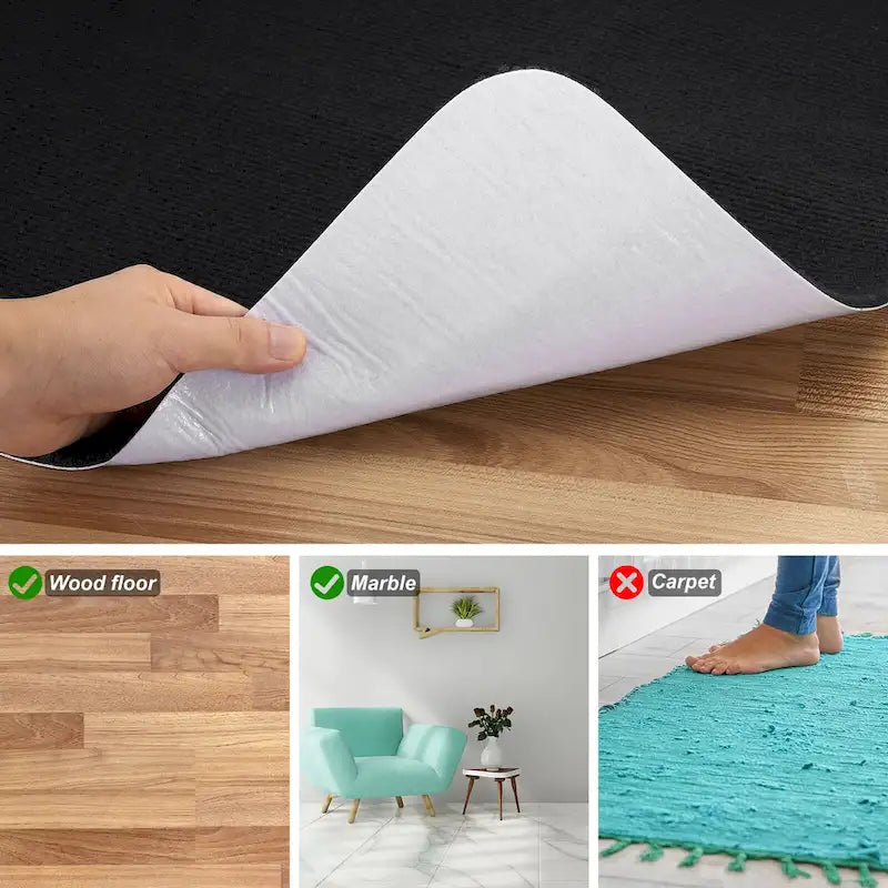Tapis de protection pour chaise de bureau – sols durs – 140 x 89 cm