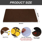 Tapis de protection pour chaise de bureau – sols durs – 140 x 89 cm