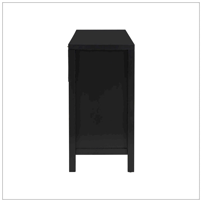 Buffet à motif ondulé avec rangement