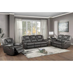 Fauteuil inclinable manuel en similicuir