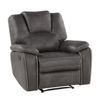 Fauteuil inclinable manuel en similicuir
