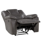 Fauteuil inclinable manuel en similicuir