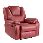 Fauteuil inclinable manuel en similicuir