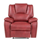 Fauteuil inclinable manuel en similicuir