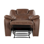 Fauteuil inclinable manuel en similicuir