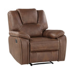 Fauteuil inclinable manuel en similicuir