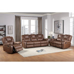 Fauteuil inclinable manuel en similicuir