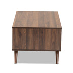 Table basse moderne à 1 tiroir avec étagères