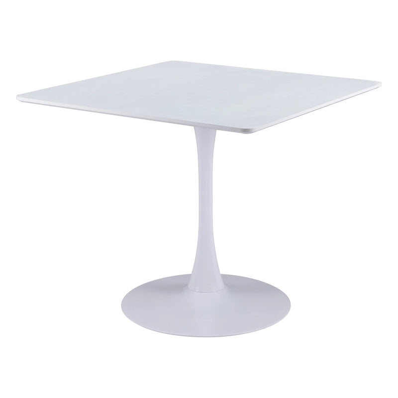 Table à manger blanche de style industriel