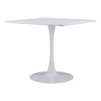 Table à manger blanche de style industriel