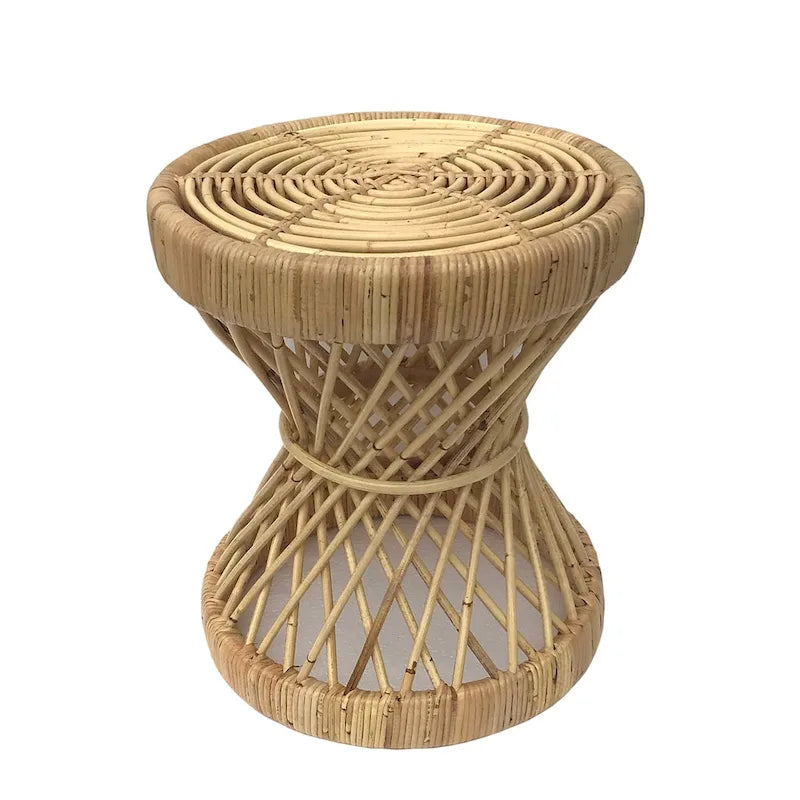 Table d'appoint en rotin osier