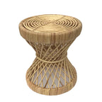 Table d'appoint en rotin osier