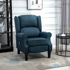Fauteuil inclinable massant et chauffant à dossier haut avec télécommande