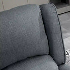 Fauteuil inclinable massant et chauffant à dossier haut avec télécommande