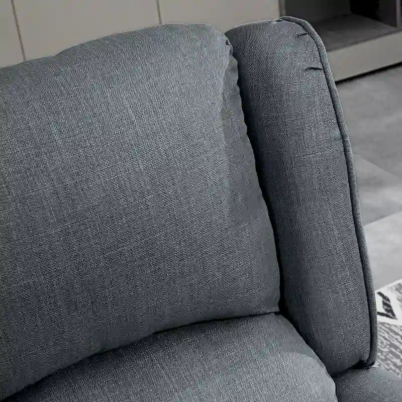 Fauteuil inclinable massant et chauffant à dossier haut avec télécommande