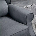 Fauteuil inclinable massant et chauffant à dossier haut avec télécommande