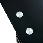 Table basse en verre relevable avec rangement