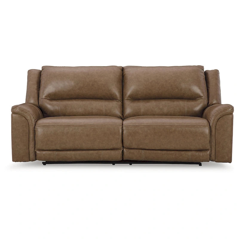 Canapé inclinable électrique - Caramel, 92 L x 40 P x 42 H