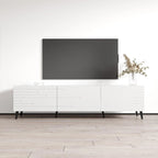 Meuble TV 73 po avec rangement – Meuble de divertissement moderne