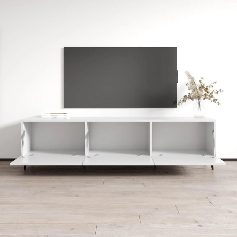 Meuble TV 73 po avec rangement – Meuble de divertissement moderne
