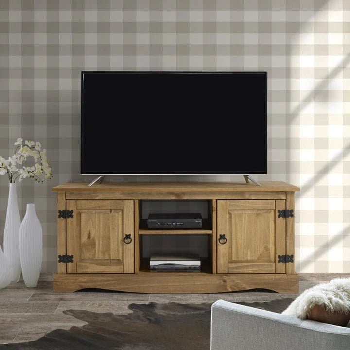 Meuble TV en pin massif