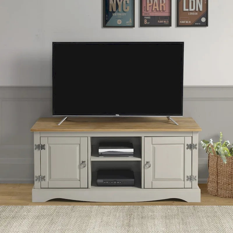 Meuble TV en pin massif