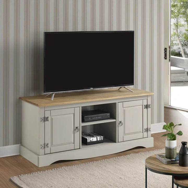 Meuble TV en pin massif