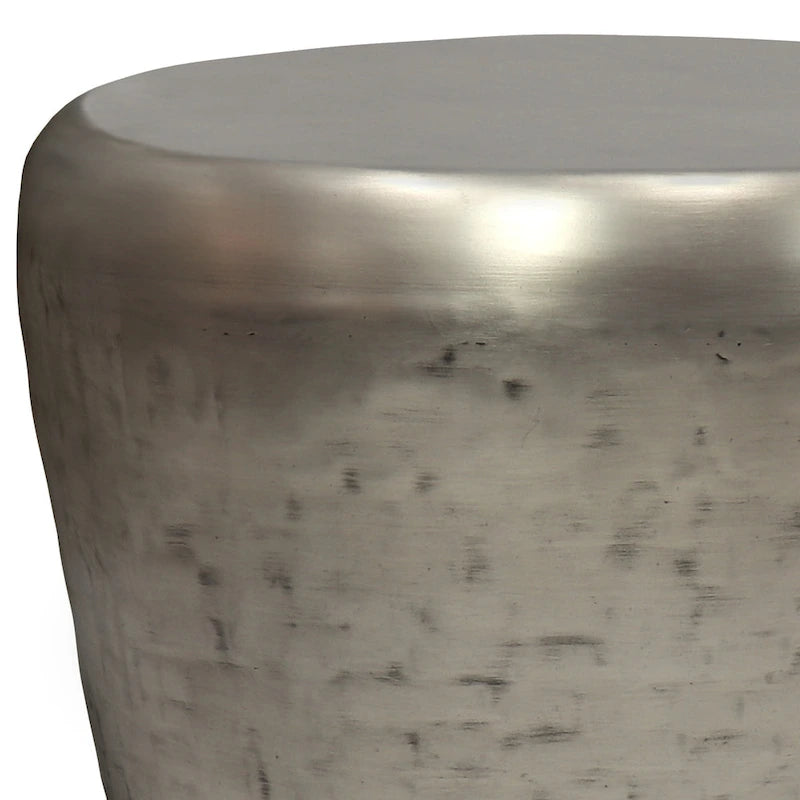 Table d'appoint en métal de style industriel, entièrement assemblée – 20 l x 20 P x 22 H