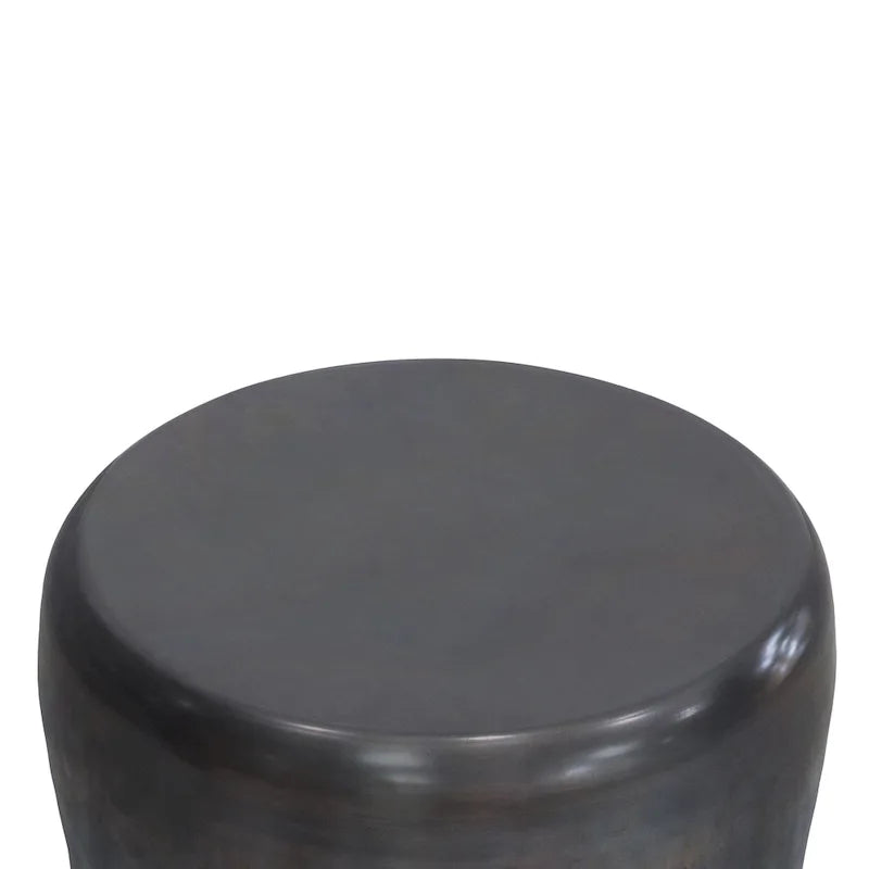 Table d'appoint en métal de style industriel, entièrement assemblée – 20 l x 20 P x 22 H