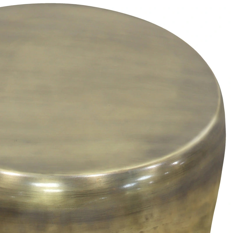 Table d'appoint en métal de style industriel, entièrement assemblée – 20 l x 20 P x 22 H