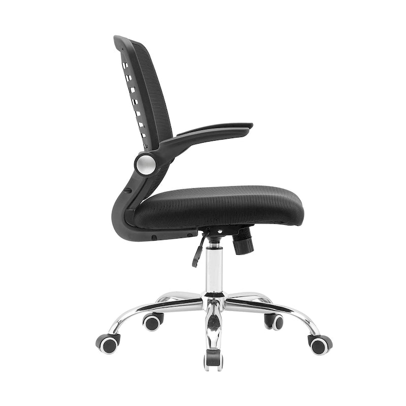 Chaise de bureau mi-haute à dossier en maille avec assise réglable
