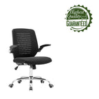 Chaise de bureau mi-haute à dossier en maille avec assise réglable