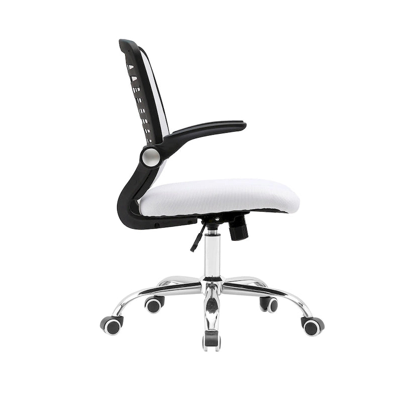 Chaise de bureau mi-haute à dossier en maille avec assise réglable
